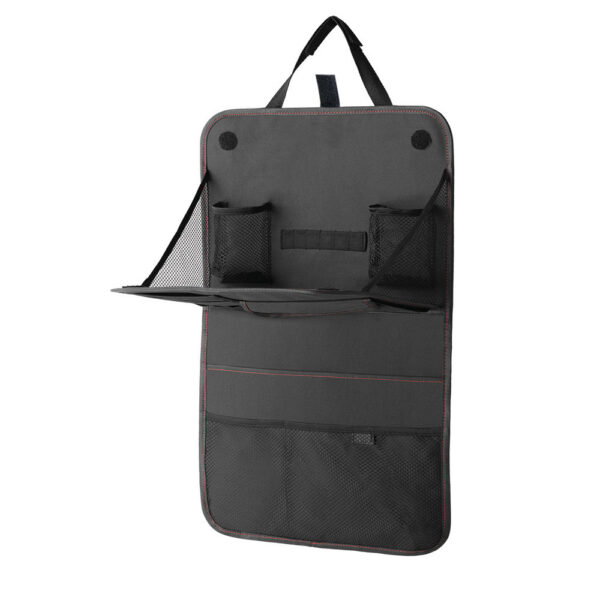 Car Seat Back Storage Bag Car Organizer Bag Foldable Dining Table Tray Travel Storage Bag Car Interior Accessories - Image 4