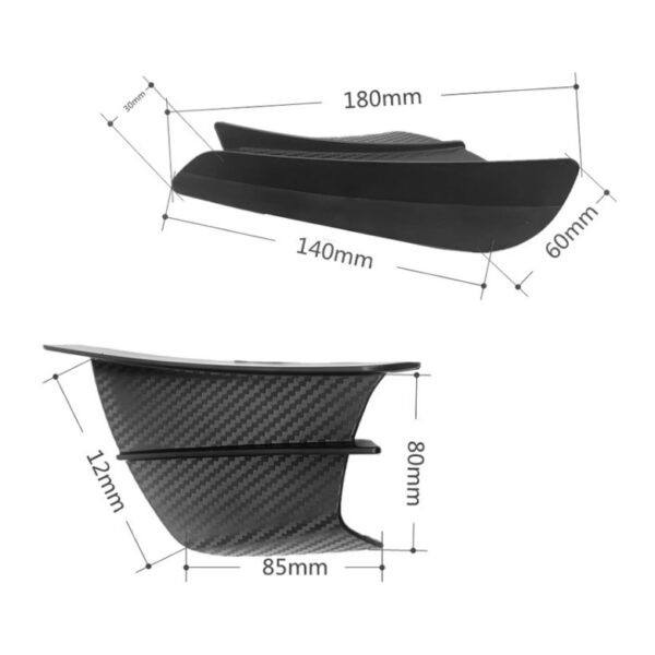 Universal Fiber Modification Spoiler Pneumatic Wing Accessories - Image 10