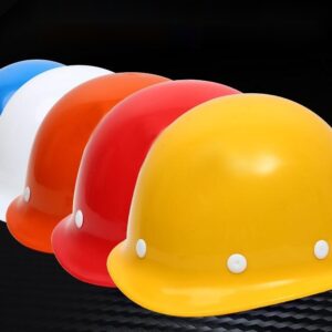 Glass Steel Type Breathable Helmet Construction Site Thickened Anti-smashing Helmet