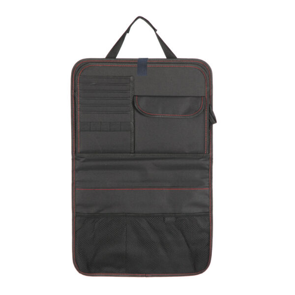 Car Seat Back Storage Bag Car Organizer Bag Foldable Dining Table Tray Travel Storage Bag Car Interior Accessories - Image 3
