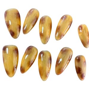 Amber Sunset Nail Art