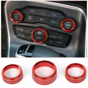 Air Conditioning Knob Decorative Ring Interior Modification