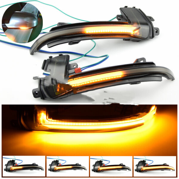 Suitable For Audi A4 A5 S5 B8.5 B8 RS3 RS4 RS5 A3 8P Rearview Mirror Running Water Turn Signal - Image 2