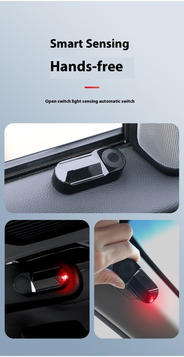 Automobile Solar Warning Light Aromatherapy - Image 7
